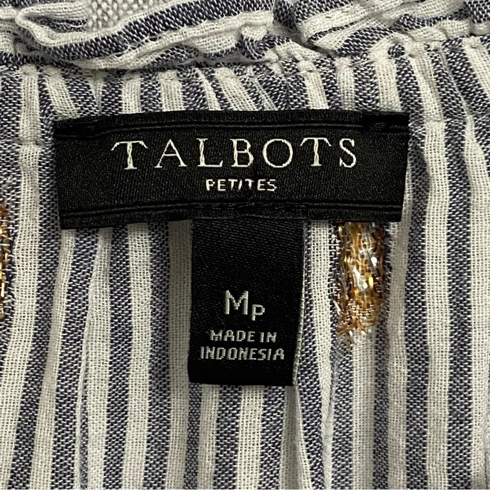 Talbots blue white